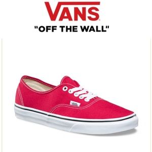 Original Authentic Red Vans